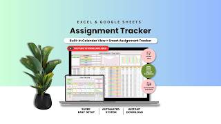 Assignment Tracker Google Sheets | How to Make an Assignment Tracker for Students