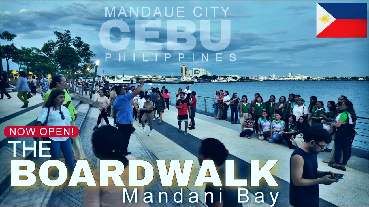 Cebu's Newest Waterfront Promenade! The BOARDWALK Mandani Bay Soft Opening, A Walking Tour