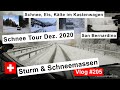 #205  Schweiz | Flucht vom Urnerboden | Verschneite Anfahrt & Schneemassen in San Bernardino | 4K