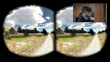 Walking simulation with Oculus Rift (DK1)