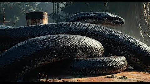 What If The Titanoboa Never Stopped Evolving? |  Titanoboa: The Forgotten Predator #trending #art