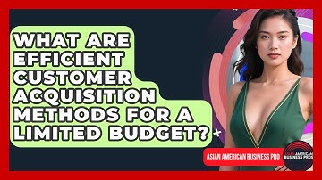 What Are Efficient Customer Acquisition Methods For A Limited Budget? - Asian American Business Pros