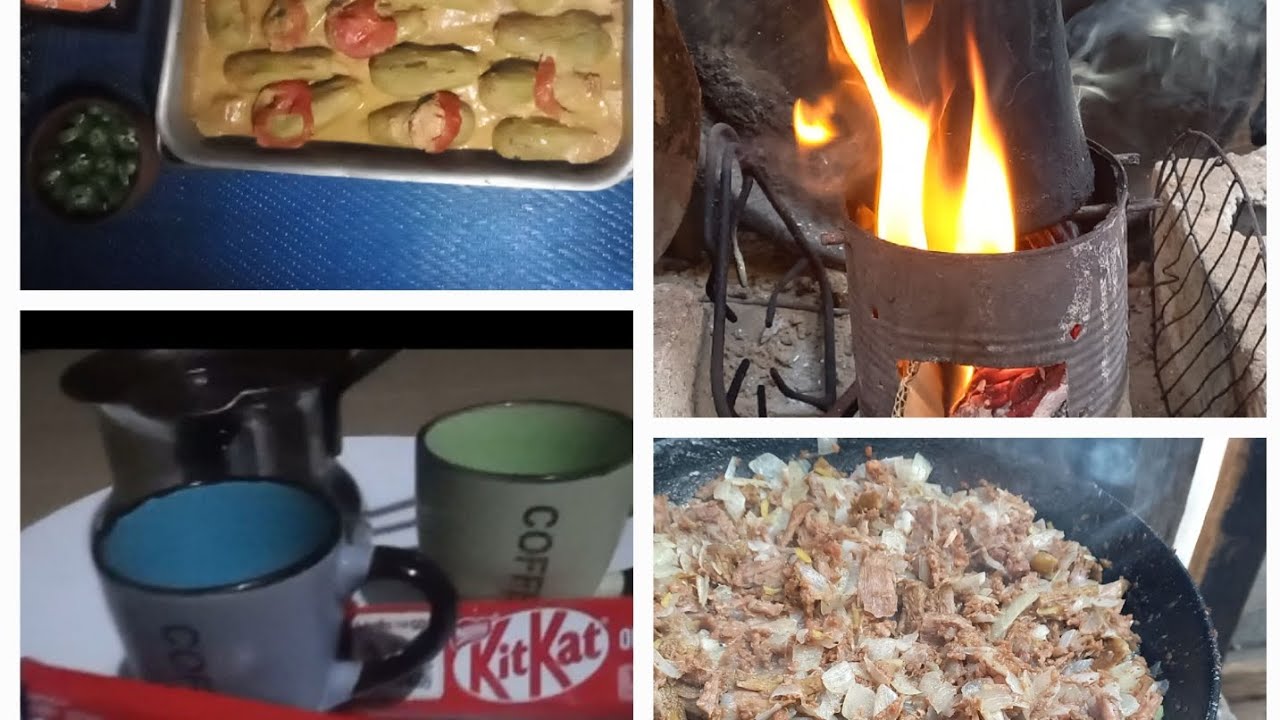 شغلنا فرن الطينه وطبخنا على الحطب شيخ المخشي والأولاد وأبوهم ساعدوني😅