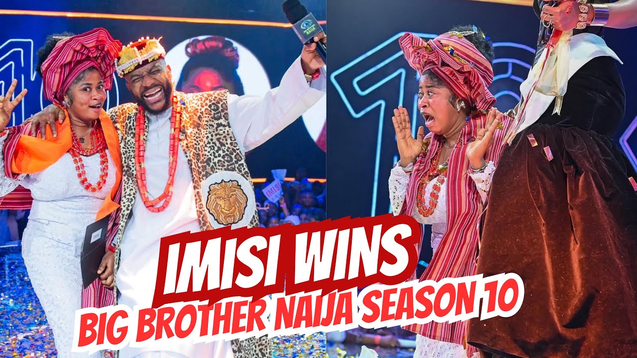 The Big Brother season 10 show came to a wrap on Sunday, with Imisi Ayanwale emerging as the winner of the reality program, taking home N80 million cash as part of the N150 million grand prize. Imisi won with a landslide victory of 42.8% of votes, followed by Dede, the first runner-up, with 15.94%; Koyin, 15.23%; Sultana, 7.94%; Kola, 5.48%; Mensaa, 3.54%; Isabella, 3.07%; and Kaybobo, 1.72%. Imisi Wins BBNaija S10 Grand Prize