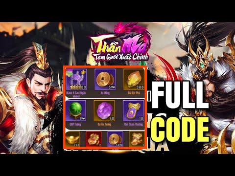 Hướng Dẫn Nhập Full Code Thần Ma: Tam Quốc Xuất Chinh - Gzone - Youtube