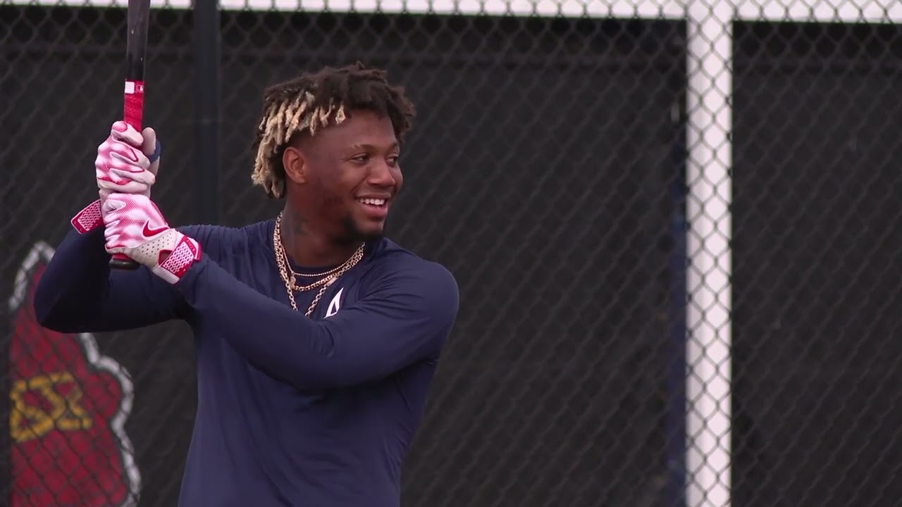 Atlanta Braves spring training: Ronald Acuña puts on a show in