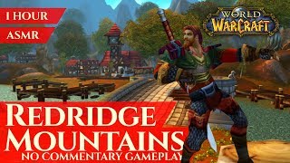 Classic WoW Redridge Mountains, Gameplay, No Commentary ASMR (1 hour, 4K, World of Warcraft Vanilla)