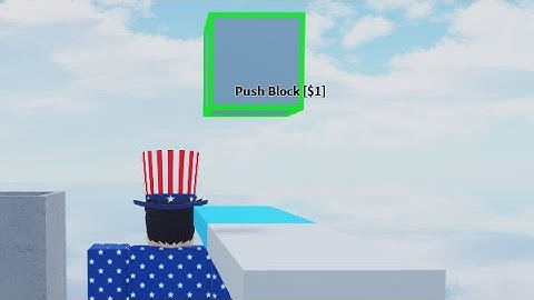 Bug / Glitch in Obby Creator (Floating Push Part) #obbycreator #roblox