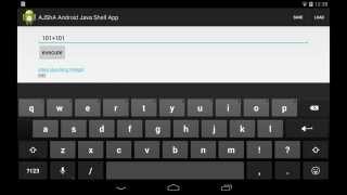 AJShA Android Java Shell App screenshot 1