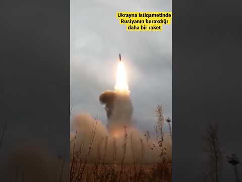 Ukrayna istiqamətində Rusiyanın buraxdığı daha bir raket