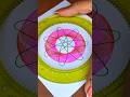 Amazing Spirograph Drawing Art 🎨 | Colorful Pattern Design #spirograph #drawing #shorts