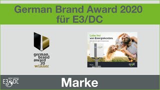 German Brand Award 2020 Für E3Dc