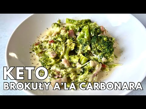 KETO BROKUŁY A'LA CARBONARA | Pomysł na szybkie i pyszne danie