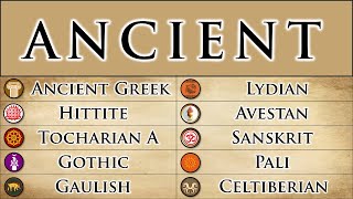 ANCIENT/OLD LANGUAGES: PART 2