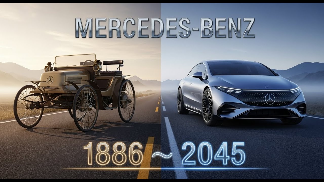 Mercedes-Benz Evolution 1886 to 2045 | Birth of Luxury Cars | Transformation | Auto Vibes
