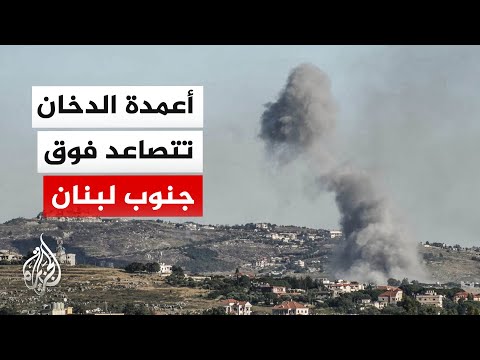 اللحظات الأولى لقصف إسرائيلي على بلدات عدة في جنوب لبنان