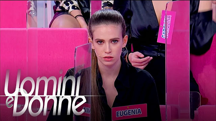 Uomini e Donne, Trono Classico - La discussione tra Eugenia e Federica
