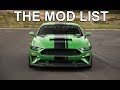 My 2019 Ford Mustang GT | THE MOD LIST!