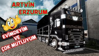 SONUNDA EVİMDEYİM VE ÇOK MUTLUYUM  // ARTVİN  ERZURUM !!! TÜRKİYE HARİTASI