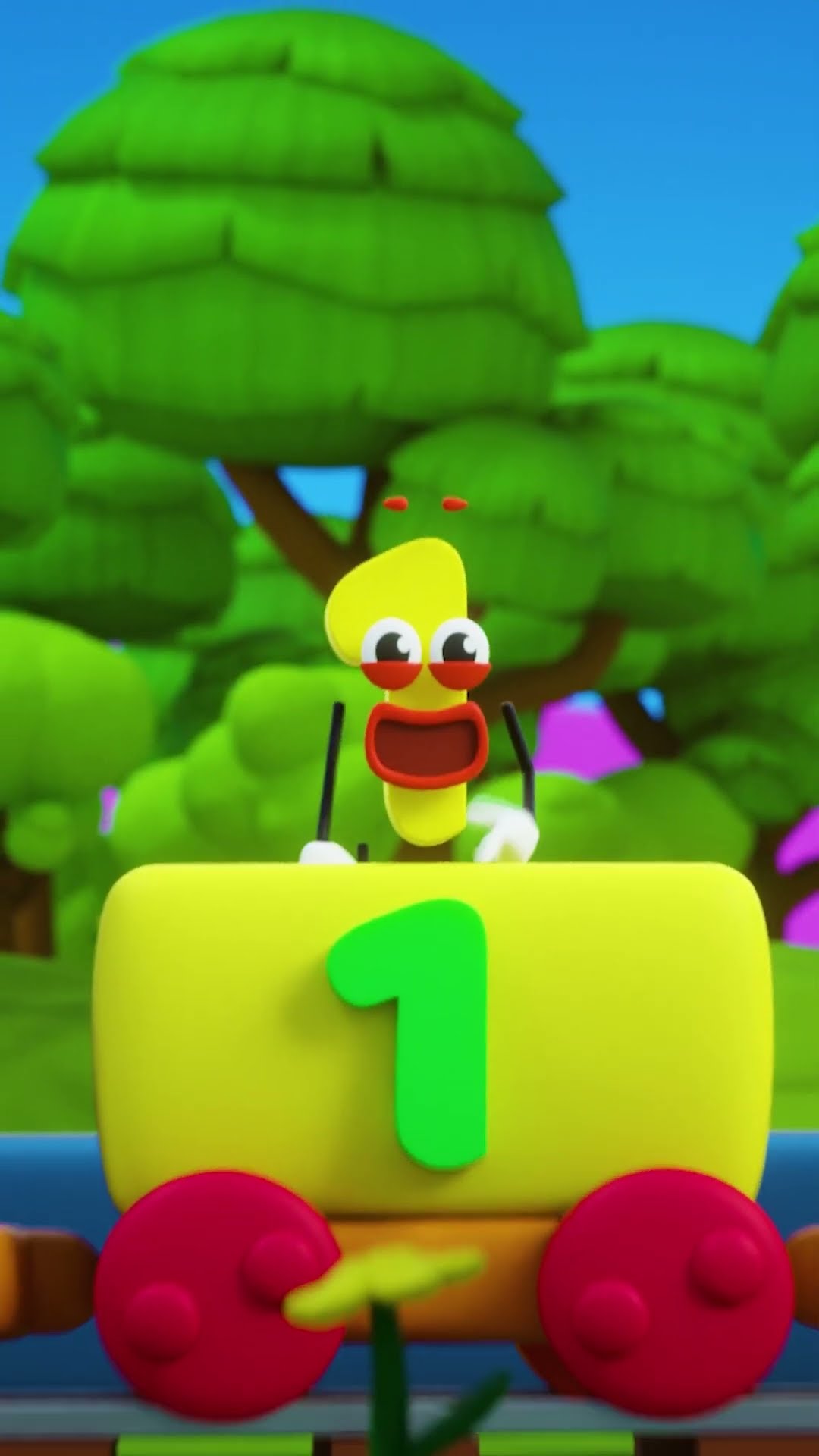Choo-Choo Train! Learning Shapes, Colors \u0026 Numbers with VaVaLoo Heroes | D Billions #shorts #db