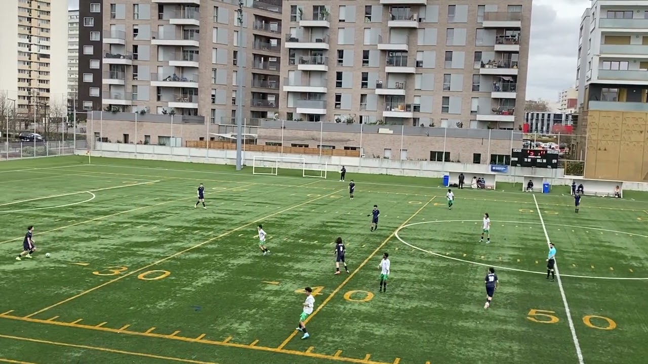 Asnières 1-4 Levallois 1ere mi temps 