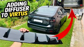 Virtus DIY Rear Diffuser Installation | Easy DIY