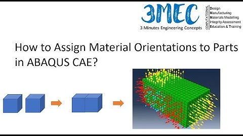 Define Material orientations in ABAQUS CAE - Quick and easy way