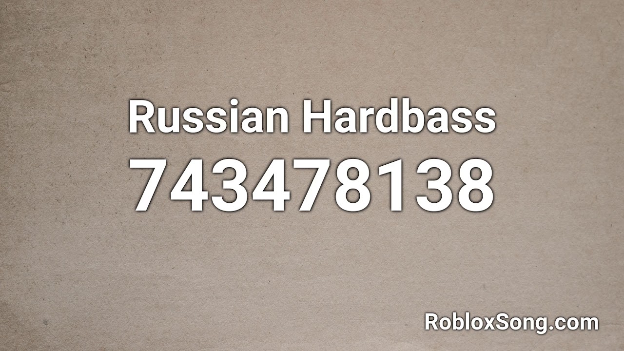 Russian Hardbass Roblox Id Roblox Music Code Youtube - russian bass roblox id code easy robux today