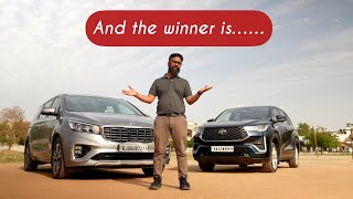 Toyota Innova Hycross vs Kia Carnival - Best Family Car | AutoYogi