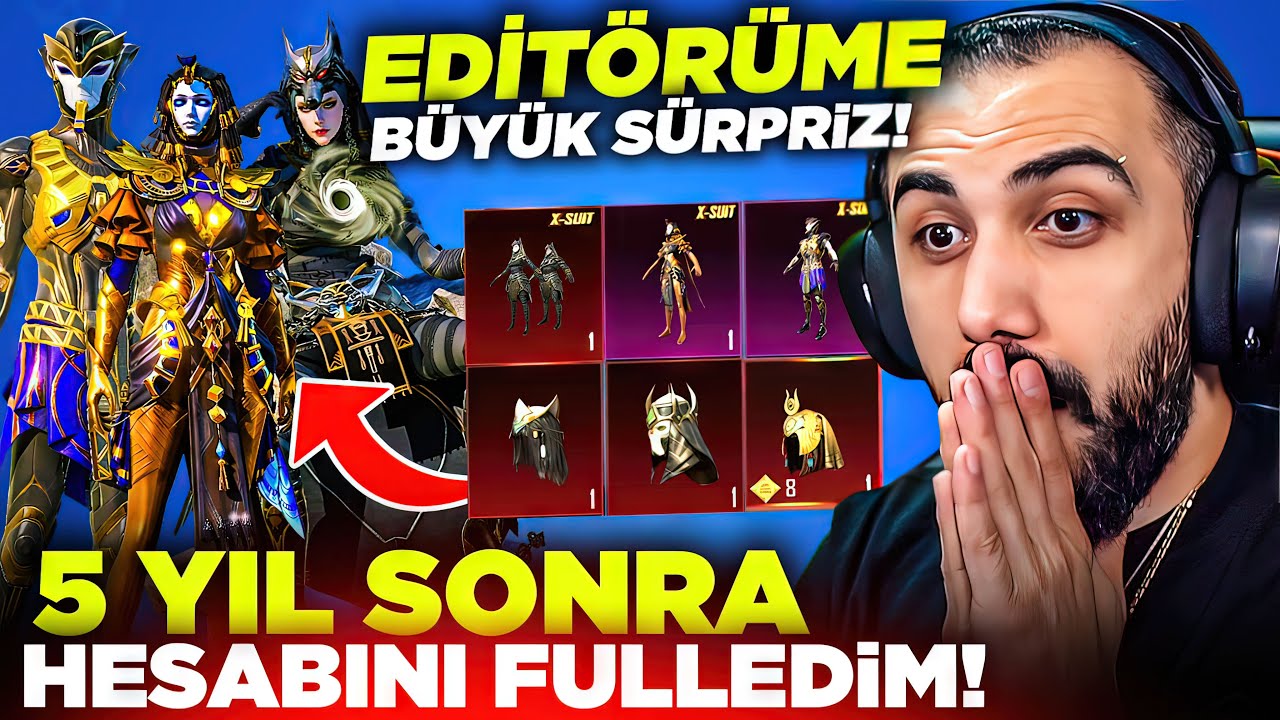 5 YIL SONRA ALİHAN’IN HESABINI FULLEDİM!! 😱 TÜM X-SUİTLERİ ÇIKARDIK BÜYÜK SÜRPRİZ! | PUBG MOBILE