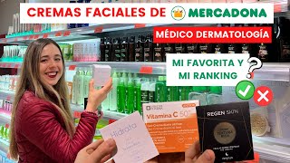 DERMATÓLOGA MIR ANALIZA CREMAS FACIALES DE MERCADONA VITAMINA C, REGEN SKIN, HIDRATA¡Y UNA SORPRESA!