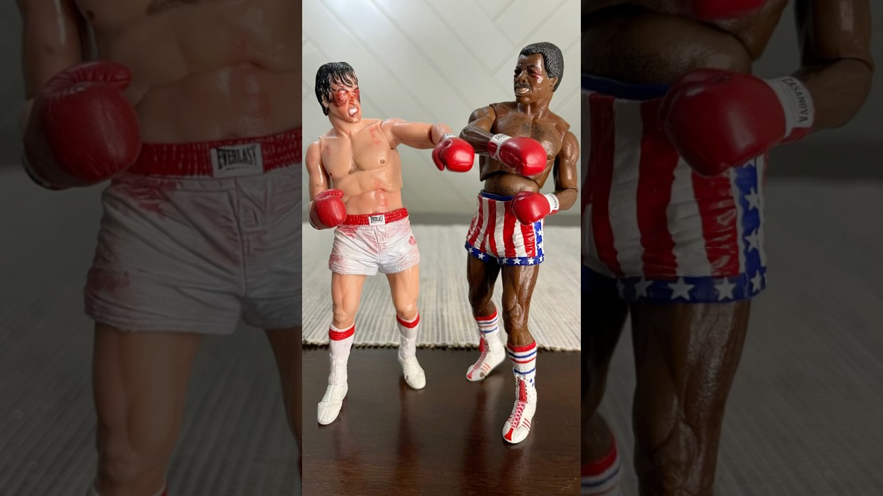 Neca toys Rocky Balboa vs Apollo Creed 1976  