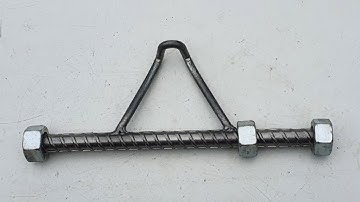 Chế chốt cửa cực chất từ thép xoắn. #TK26 #soncatchannel