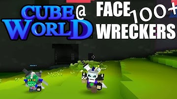 FaceWreckers 100+ Alacatraz Castle - RPG Alpha Gameplay Cubeworld LP