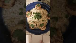 Seascallops risotto killianoffgrid offgrid homestead cooking cookingathome something new