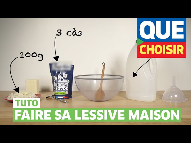La recette de la lessive maison au savon de Marseille : simple