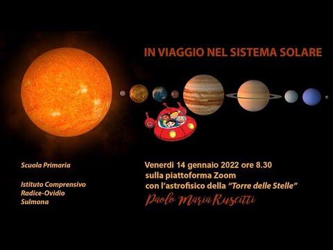 In viaggio nel sistema solare con l&rsquo;astrofisico Paolo Maria Ruscitti