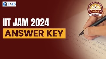 IIT JAM 2024 Answer Key | Expected Answer Key | IIT JAM Mathematics | IFAS #iitjam