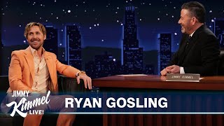 Ryan Gosling Makes Awesome Stunt Entrance \& Talks “I'm Just Ken” Oscars Performance \& The Fall Guy