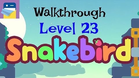 Snakebird: Level 23 Walkthrough & iOS iPhone 6S Gameplay (by Noumenon Games)