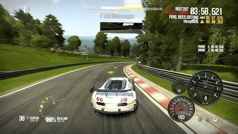 Nfs Shift 2 Nordschleife 5:58.797 Veyron 16.4