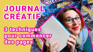 JOURNAL CRÉATIF : Tuto comment débuter ?  Annonce ateliers créatifs en live