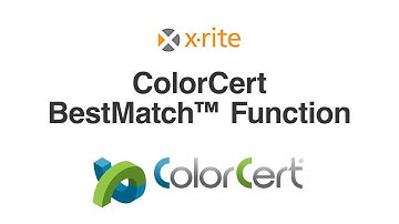 ColorCert® BestMatch™ Feature