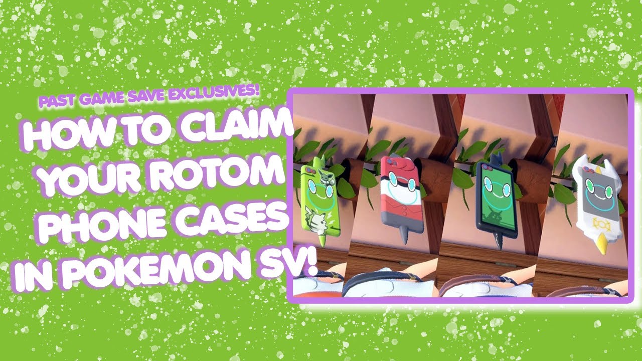 Game] Pokémon Violet & Scarlet Rotom Phone Case