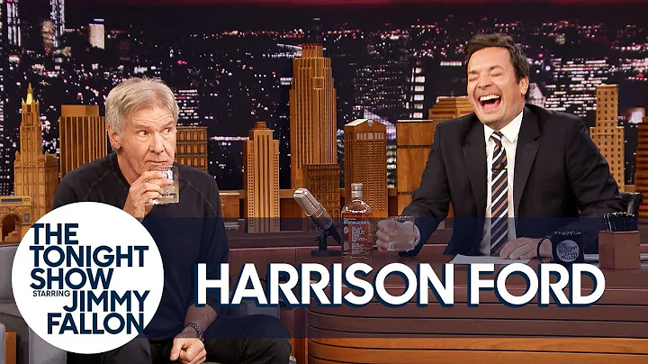 Harrison Ford e Jimmy compartilham piadas e brindam com Scotch