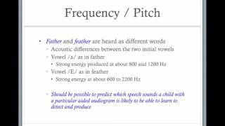 Frequency, Intensity, and Duration