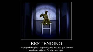 FNAF 4 all endings 2/5 out of 10K subs special