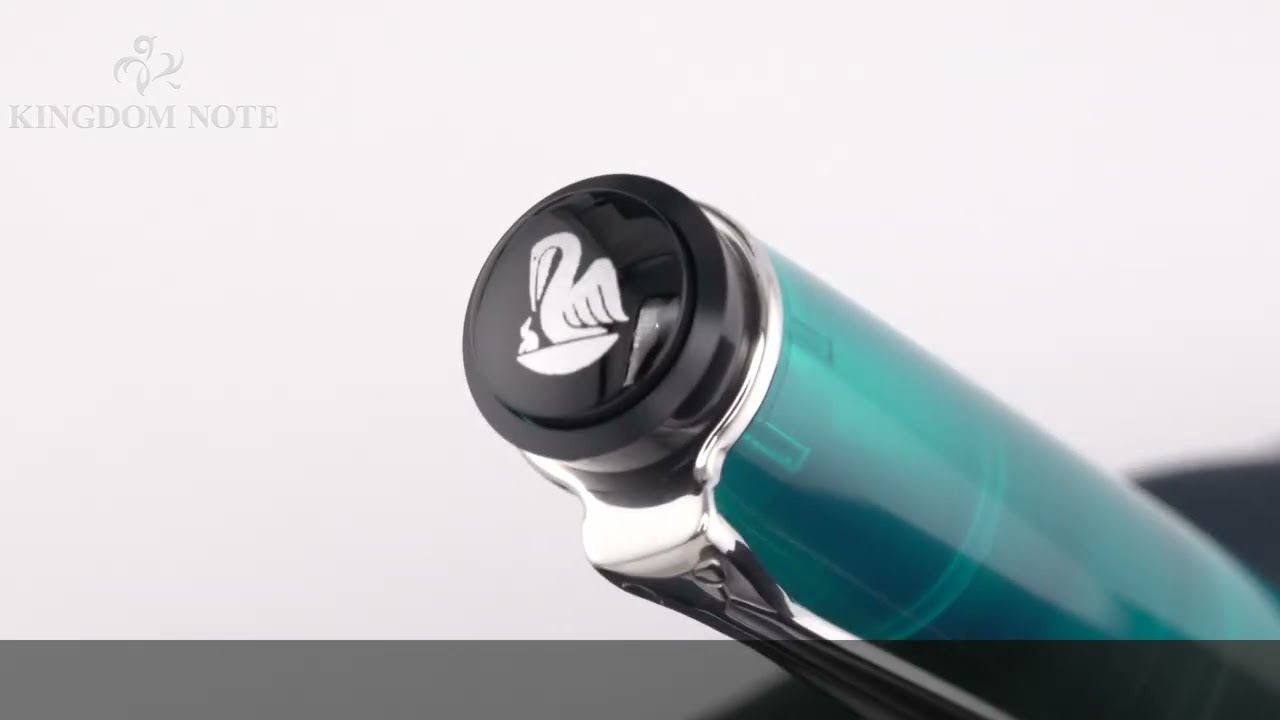 Pelikan ペリカン 万年筆 クラシック M205 アパタイト F - YouTube
