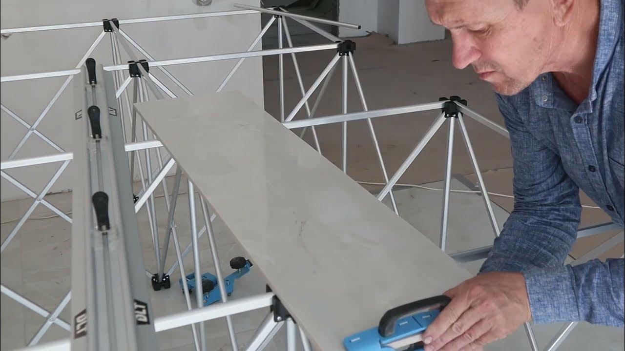 Новая модель Подстолье складное сороконожка для крупного формата. - YouTube