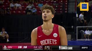 Alperen Sengun vs Cavaliers | Highlights | NBA Summer League | 2021 NBA Draft No.16 Pick Rockets